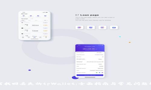 如何找回丢失的tpWallet:全面指南与常见问题解答